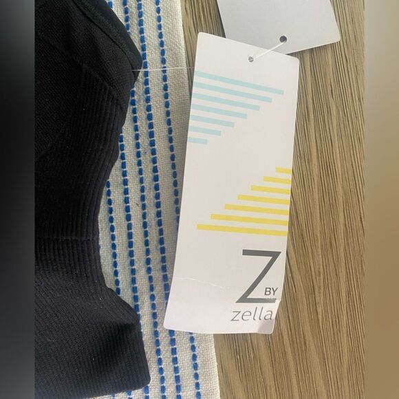 Z by Zella SEAMLESS CROSS BACK BRALETTE BLACK SMALL NWT - Picture 8 of 8